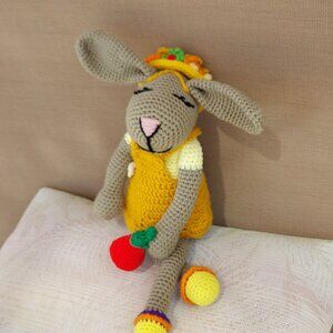 new handmade crochet 22 inch bunny